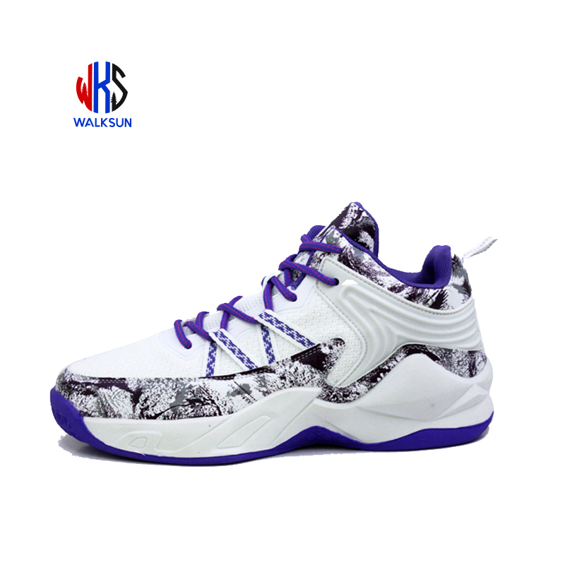 Mga Sapatos sa Basketbol Komportable High Top Breathable Leisure Fashion Sneakers sa mga Lalaki