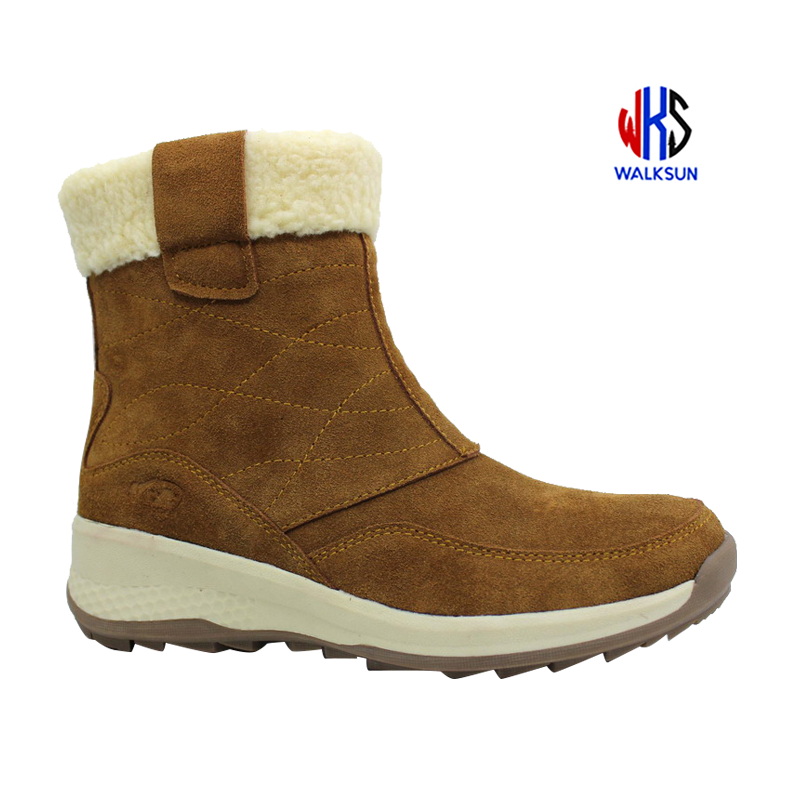 Womens Fashion Winter Boots Lady Snow Booties Winter Ankle Warmer Slip On Boots