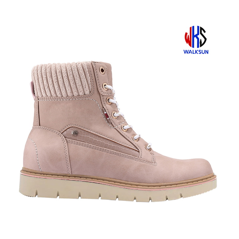 Boots Jinan Hiking Shoe Lady Work Boots Woman Lace up Boots Comfortable for women boots