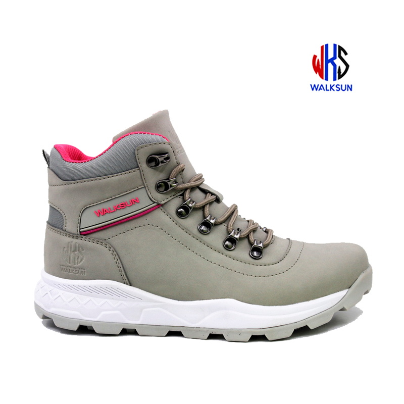 I-Fashion Lady Work Boots High-top Ankle Anti Slippery Women Casual Shoes
