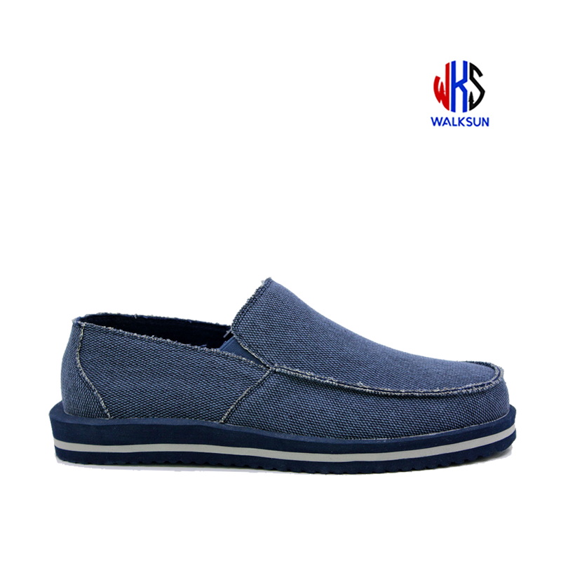 Slip On Flat Handmade Casual Shoes Canvas Trendy Shoes s for Man