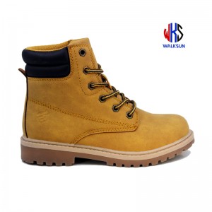100% Original Factory Mens Lace Up Moccasin Boots - Fashionable men workboots men walking boots  New men’sMartin Boots – Walksun
