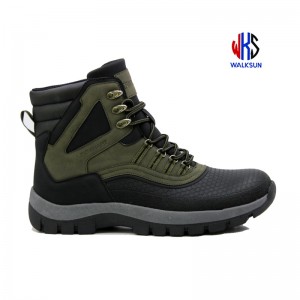 China OEM Outdoor Fashion Boots For Men - Waterproof Leather Soft Stylish Wholesale Anti-slip Safe Ankle Hiking Boots – Walksun
