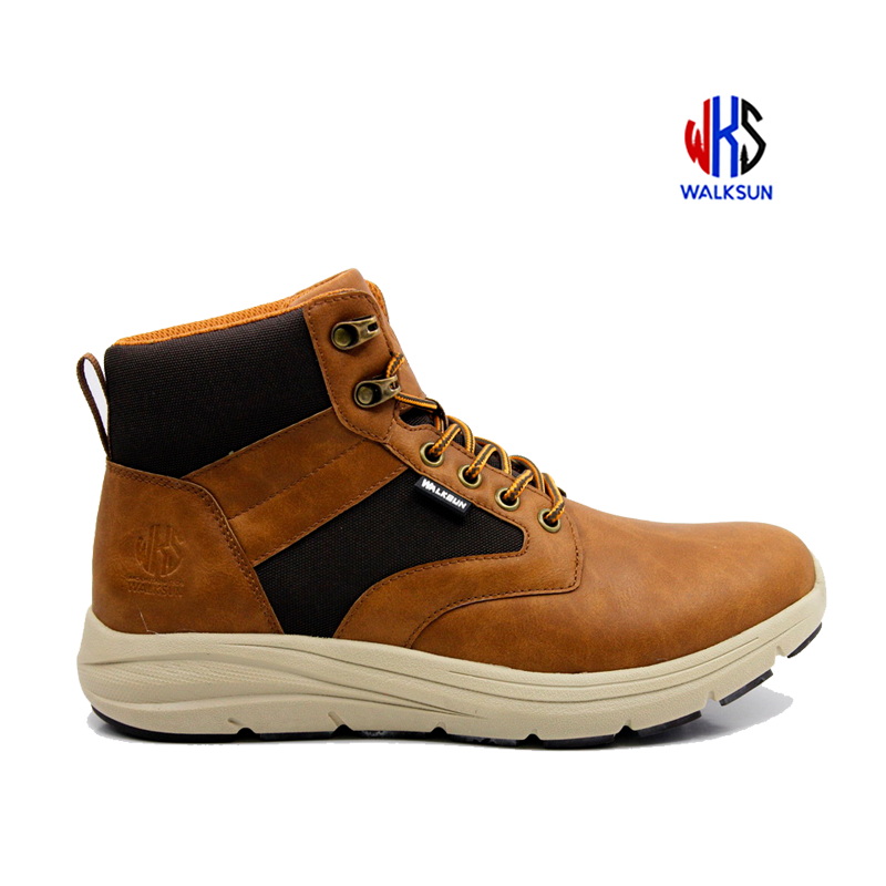Pêlavên Xebatê yên Nehilweşîn Safety Steel Toe Shoes Men Outdoor Work Shoes Puncture-Proof Safety Shoes