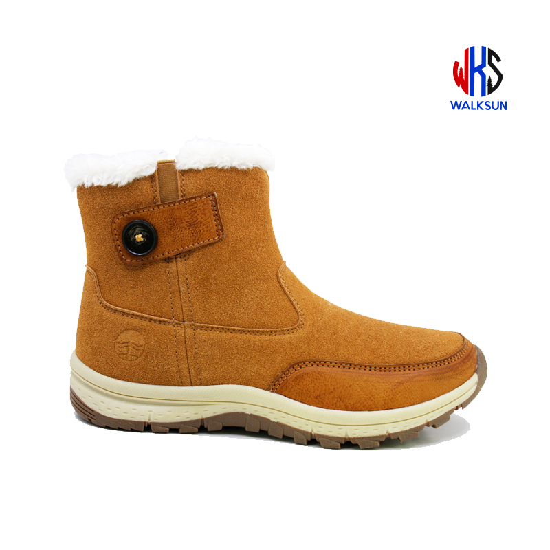 Pambabaeng Slip-On Boots Winter Ankle Boots, Work Boots, Snow Boots