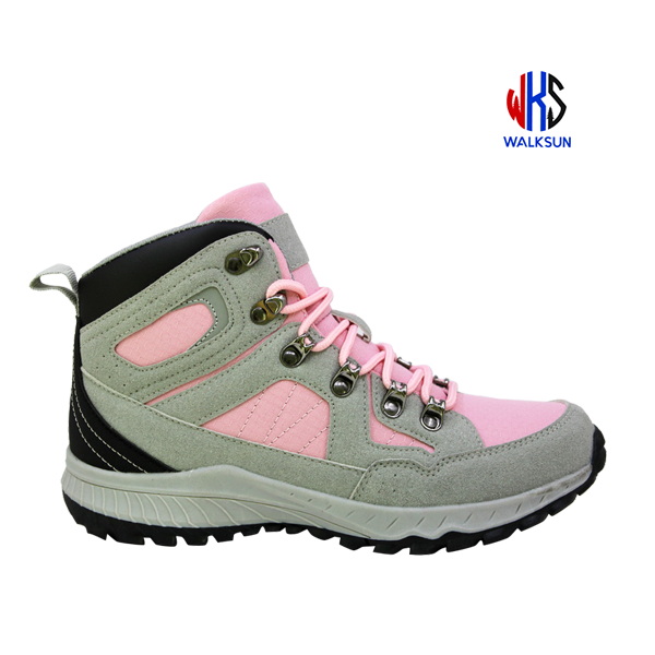 sapatos de trekking feminino tecido oxford impermeável ao ar livre botas de caminhada de alta altitude