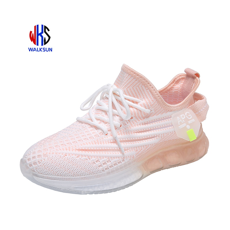Fashion Lady Sports Shoes Comfortable Breathable Shock Absorption Sports Shoes