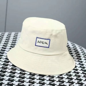 Wholesale women fashion custom embroidery logo cotton buckets hat