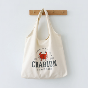 wholesale Simple style lady shoulder shopping bag with custom printed logo canvas bag