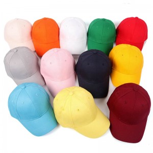 Wholesale Cheap baseball caps Solid color Polyester sport cap