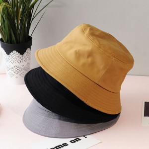 china Wholesale Blank Cotton Men Print Embroidered Logo Plain Custom Bucket Hat for Women