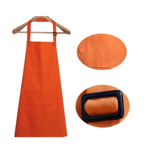 Wholesale printing aprons kitchen cotton apron for men women