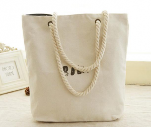 tote shopping bag Cotton canvas bag with logo