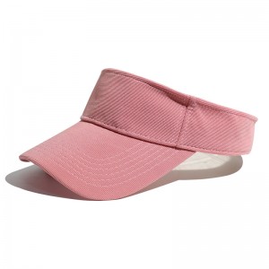 Wholesale cheap cotton custom visor hat