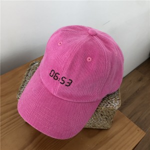 china supplier New design fashion high quality custom embroidery logo cotton hats