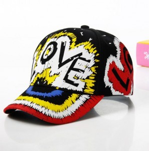 European and American fashion hip hop hat with love logo