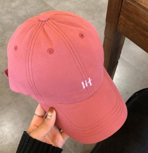 Peaked cap women’s summer face small wild hat soft top big head circumference black baseball cap