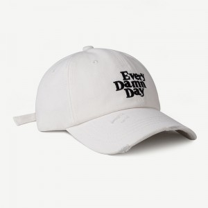 Custom embroidery logo dad hats, distressed baseball caps