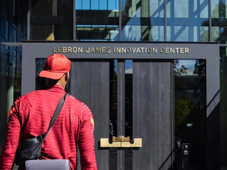 The LeBron-James Innovation Center built by the brand for James at the headquarters is officially opened