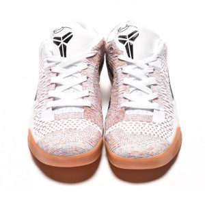 Kobe 9 Elite Low HTM Milan White Multi-Color Basketball Shoes Low Cut