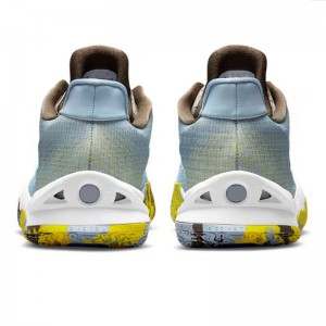 Kyrie Low  4 Blue gray yellow Famous Basketball Shoes