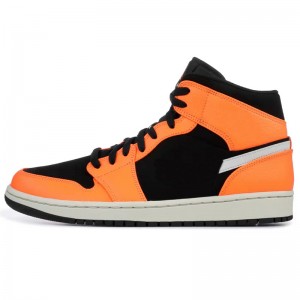 Jordan 1 Mid ‘Black Cone’ Basketball Shoes To Play In