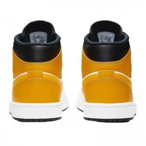 Jordan 1 Mid ‘University Gold’ Teenager Basketball Shoes