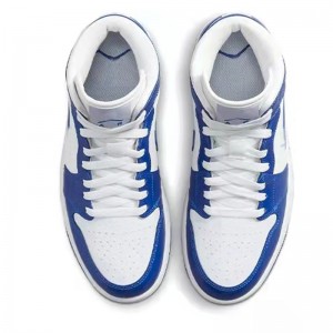 Jordan 1 Mid ‘Kentucky Blue’ G Fashion Sport Fashion Shoes