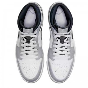 Jordan 1 Mid ‘Light Smoke Grey’ Basketball Shoes Best Quality