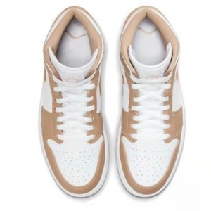 Jordan 1 Mid ‘Tan Gum’ Trainer Shoes Sports Direct