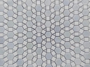 Högkvalitativ Kina Pallas Waterjet Marmor Mosaikplatta för badrum
