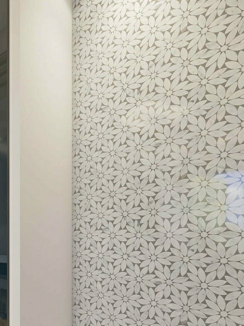 Marble waterjet tiles decorative stone cladding tiles para sa interior design ng bahay
