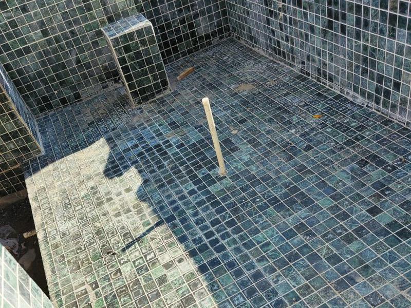 Çin-yeşil-Çiçek-mermer-mozaik-havuz kaplama projesi (1)0(1)
