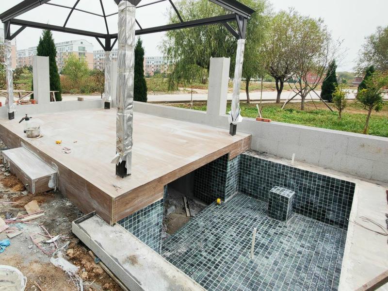 Projekt-av-Kina-grön-blomma-marmor-mosaik-pool-täckning (3)1(1)