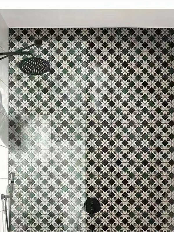ရေချိုးခန်းအတွက် mosaic နံရံကြွေပြားများ