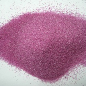 Pink corundum tip crystal chrome corundum section abrasive polishing