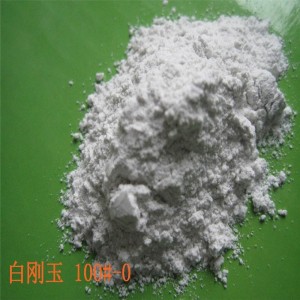 Héich Definitioun China Al2O3 99,5% Wäiss Aluminiumoxid benotzt als Schleifmëttel a Refraktär