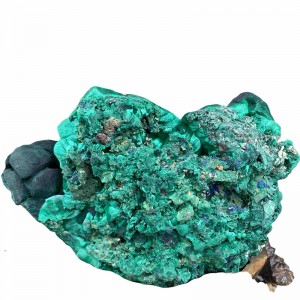 Natural Malachite Mineral Specimen Katsi Ziso Rokushongedza Chipo Chinosanganisira Chimiro