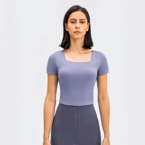 DS102 square neck cropped top