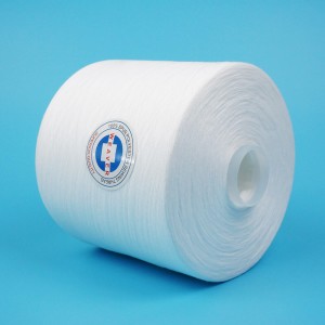 ការរួញតូច 100% Polyester Sewing Thread Textile 42/2/3