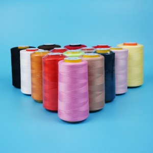 Fil à coudre 100% polyester 42/2/3 pour coudre et tricoter
