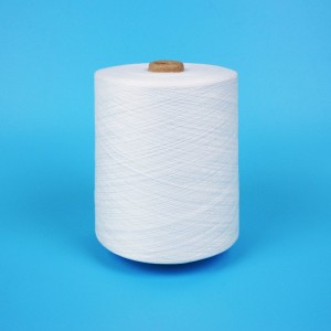 ໂຮງງານຜະລິດຂາຍສົ່ງ 100% Polyester Sewing Thread Spun Yarn ສີທີ່ມີທໍ່ຍ້ອມສີ
