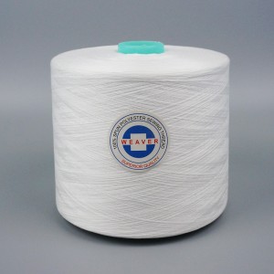 100% spun polyester xaws tshuab xov 40/2