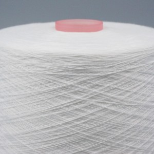 100% rad Polyester fil koud fil 42s/2 soti nan twal Hebei Weaver