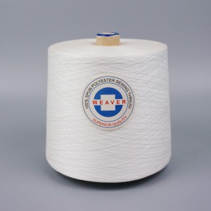 Фабрички на големо 100% полиестерски конец за шиење предиво предиво Шарено со цевка за боење