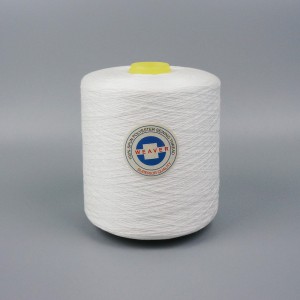 China Grosir 60s/2/3 Polyester Spun Benang Knitting kanggo Jahit Garmen lan Tenun