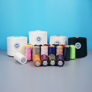 Color polyester sewing thread 40/2 5000 yards