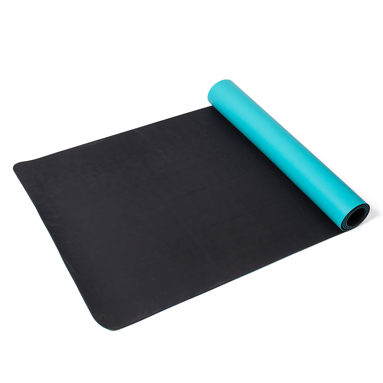 fabryk fabrikant priis dûbele laach goedkeap oanpaste print organyske twa dûbele laach eco friendly pu yoga mat