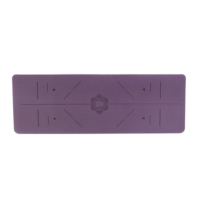 Sıcak satış OEM ODM kaymaz çevre dostu baskı tpe yoga matı özelleştirilmiş yoga matı