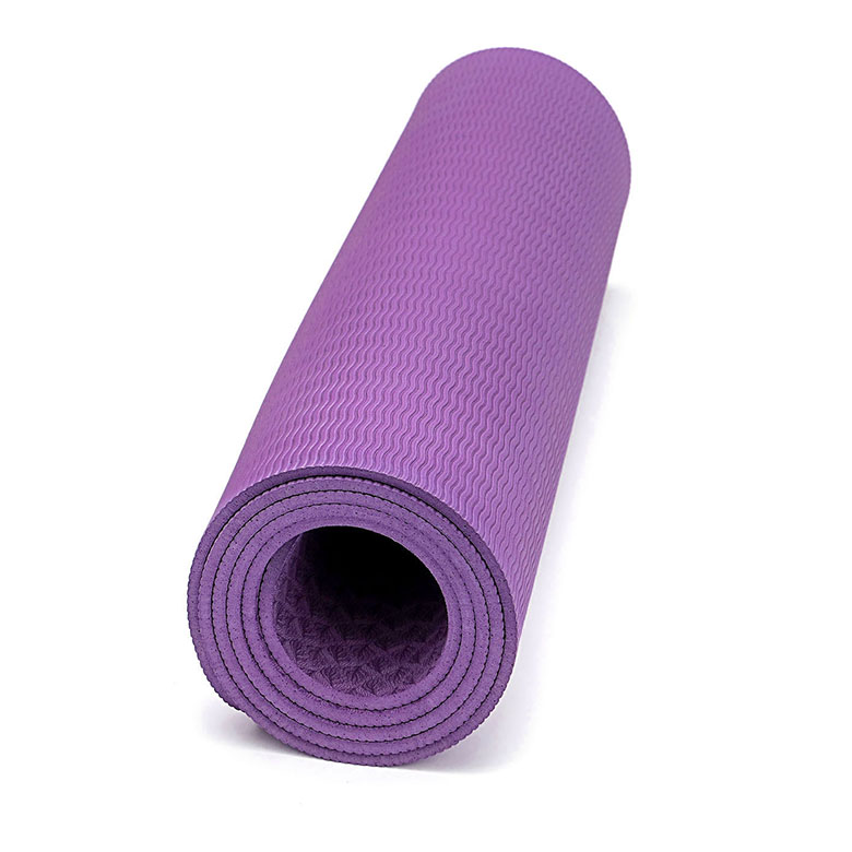 esay clean tpe yoga mat Grosir anti selip matras yoga karet tpe gym antibakteri khusus anti selip